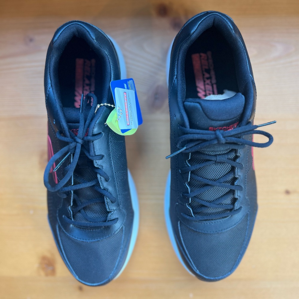 Skechers GO GOLF Prime Men’s Golf Shoes – Size 10 – Black/Red – NWT